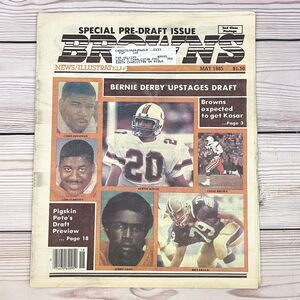 1985 Cleveland Browns News/Illustrated NFL Pre-Draft Rice/Kosar/Flutie/Smith VTG